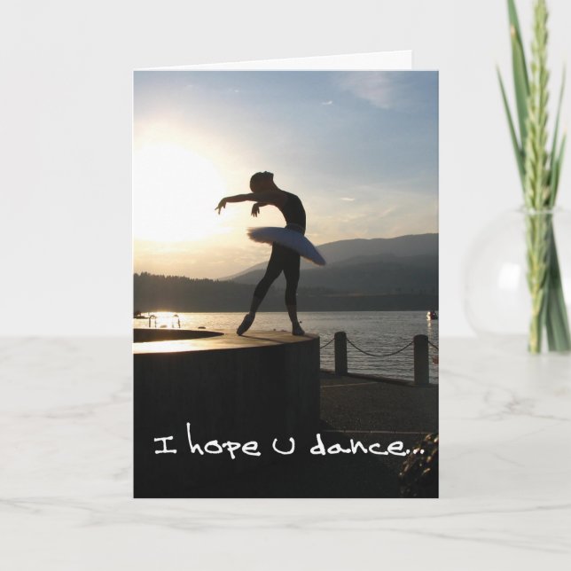 cartão 1 do balé (Frente)