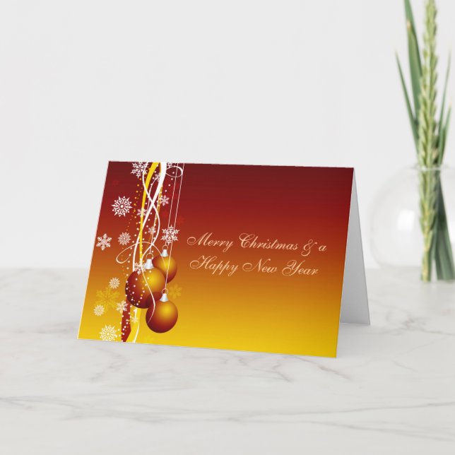 Cartão 1 do Xmas (personalize) (Frente)