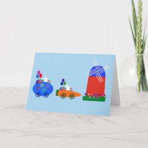 Cartão #1 dos Carros de Corrida do Coelho