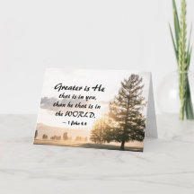 1 John 4:4 Maior é Ele que está em você