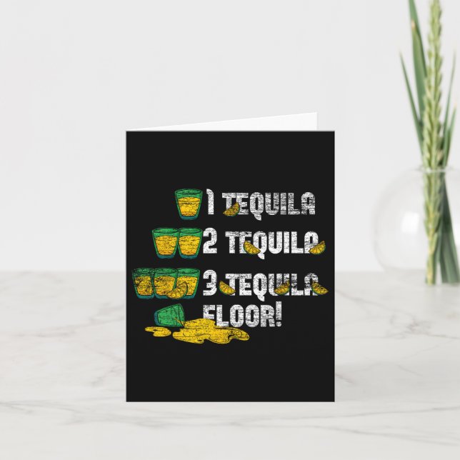 Cartão 1 Tequila 2 Tequila 3 Tequila Chão  (Frente)