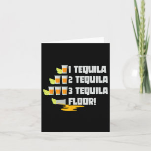 Cartão 1 Tequila 2 Tequila 3 Tequila Chão Cinco De Maio