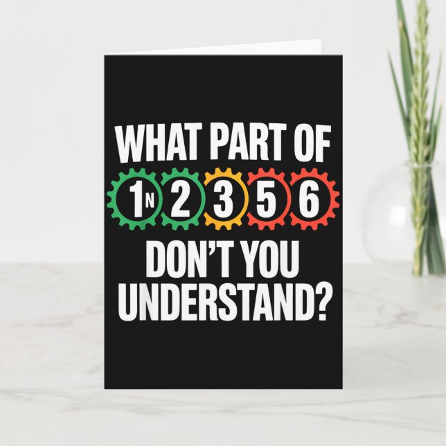 Cartão 1n256 Motorcycle Shift Biker Motorcyclist  (Frente)