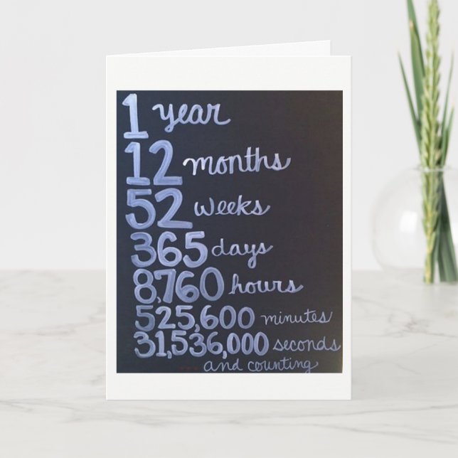 Cartão 1rua ANIVERSÁRIO DO MEU AMOR "PELO RESTO DE NOSSAS (Frente)