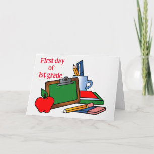 Cartão * 1rua DIA DE PRIMEIRA GRAU"