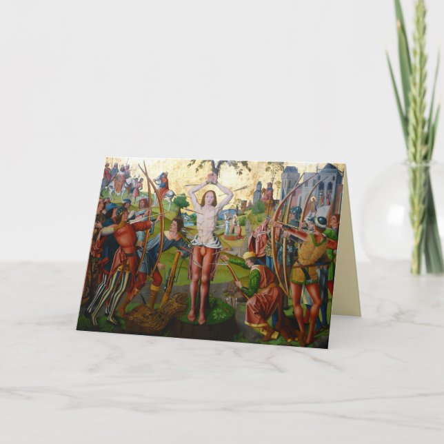 Cartão 1rua Martírio de Ruas. Sebastian (M 013) (Frente)