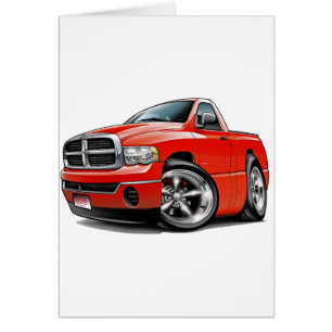 Cartão 2003-08 caminhão do vermelho da ram de Dodge