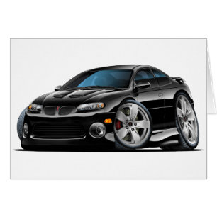 Cartão 2004-06 carro preto de GTO