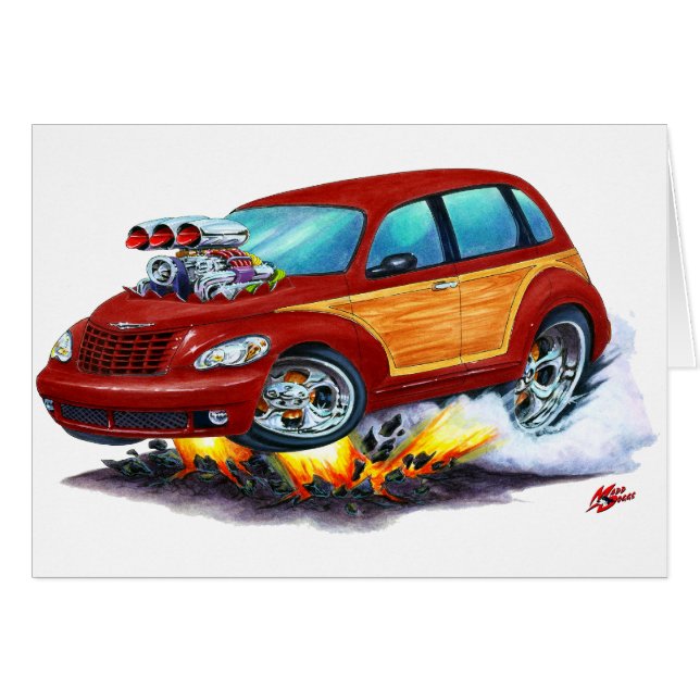 Cartão 2008-10 marrom Woodie do cruzador da pinta (Frente Horizontal)