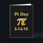 Cartão 2015 do dia do Pi<br><div class="desc">O dia do Pi é o 14 de março ou 3, 14 cada anos, representando o valor do símbolo matemático Pi. O dia 2015 do Pi é muito especial porque inclui os primeiros 5 dígitos do valor do PI ou de 3, 1415. Se você é matematicamente inclinado ou apenas como...</div>