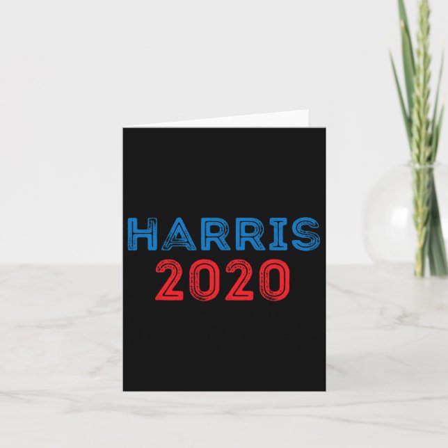 Cartão 2020 Shirt Kamala Harris Para Presidente Rally (Frente)