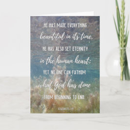 Cartão 2022 Águas Antigas: Eclesias 3:11