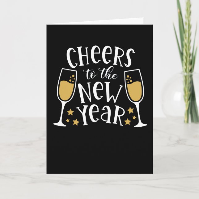 Cartão 2022 Ano Novo Correspondente à Família Feliz Parti (Frente)