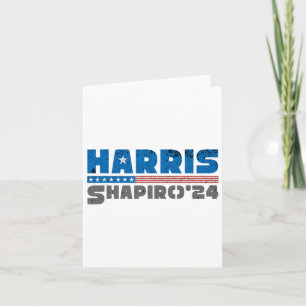 Cartão 2024 Vintage U Flag 80s Kamala Harris