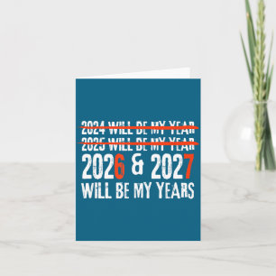 Cartão 2026 e 2027 Serão Meus Anos Feliz Ano Novo 67 M