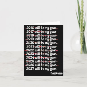 Cartão 2027 Será Meu Ano Procrastinação Ano Novo Resol