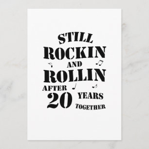 Cartão 20 - Presente para Casais de 20 anos