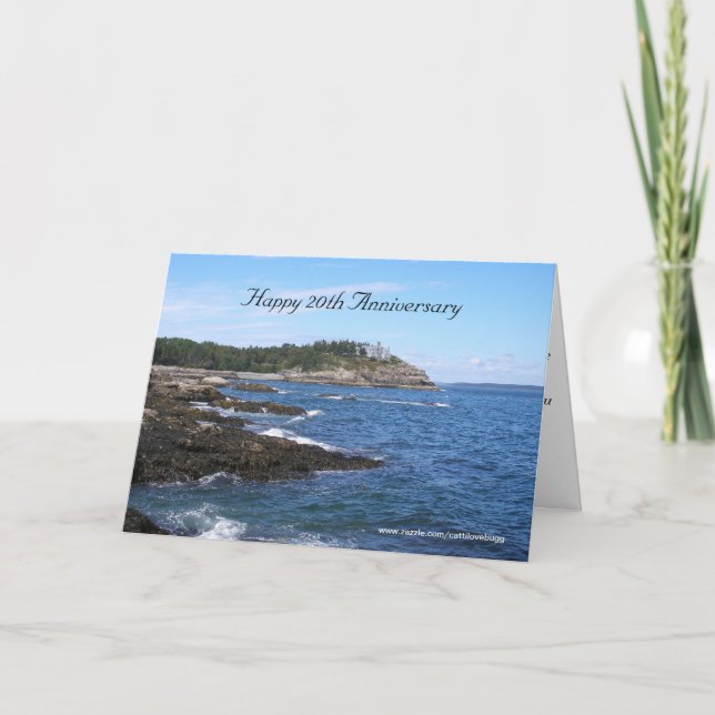 Cartão 20o aniversário feliz (Frente)