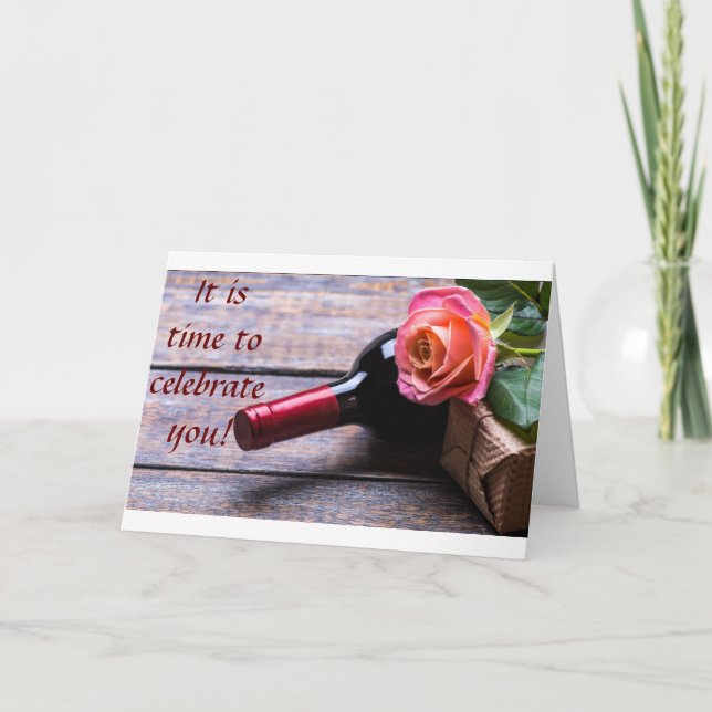 Cartão **21rua** DESEJOS DE ANIVERSÁRIO PARA VOCÊ!!!! CEL (Frente)