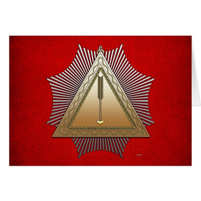 Cartão 21rua: Patriarca Noachite (Frente Horizontal)