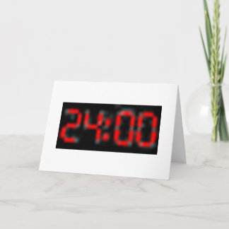 Cartão 24:00 - saudações