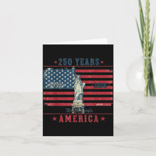 Cartão 250º Aniversário Americano 1776-2026