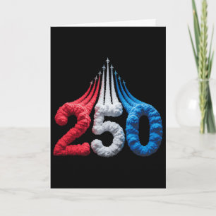 Cartão 250 Anos América 250º Aniversário 1776 2026 EUA 4