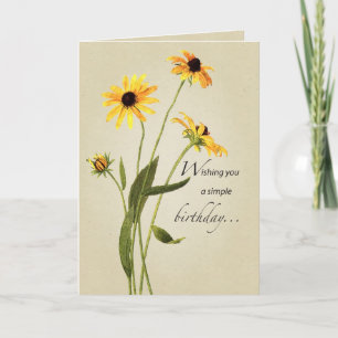 Cartão 2707 Black Eyed Susan Birthday