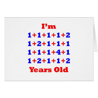 Cartão 27 anos velho!