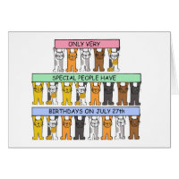 27 de julho Cats de Cartoon