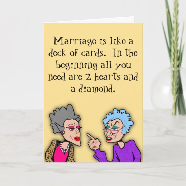 Cartão 2 Corações e um Diamante (Frente)