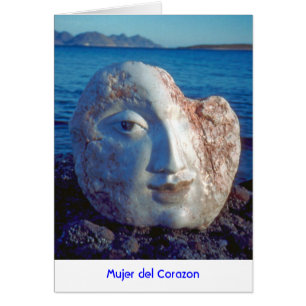 Cartão 2 de Mujer del Corazon /Folded
