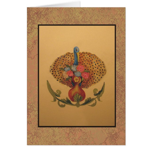 Cartão #2 de pintura floral (Frente)