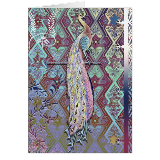 Cartão 2 do pavão (Frente)