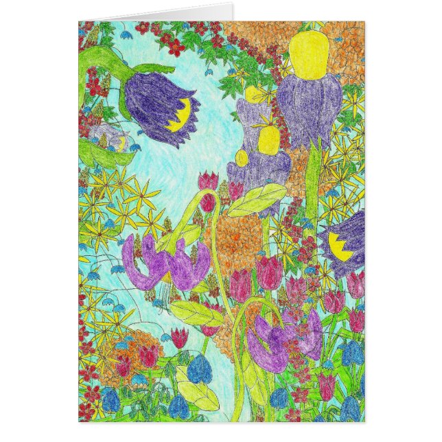 Cartão 2 florais (Frente)