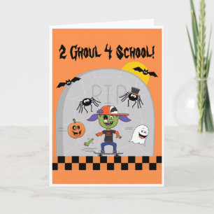 Cartão 2 Ghoul 4 School Girl Card