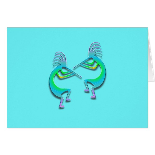 Cartão 2 Kokopelli #87 (Frente Horizontal)