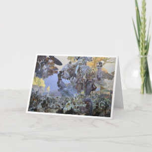 Cartão #2 The Celebration of Svantovit, Mucha