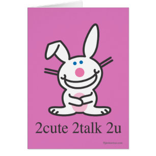 Cartão 2cute 2talk 2u