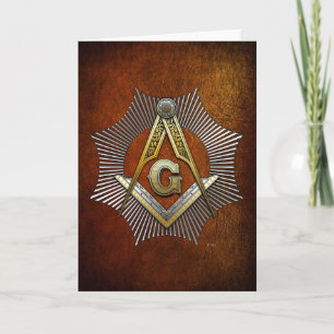 Cartão 3º grau: Master Mason