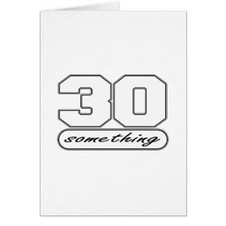 Cartão 30 algo