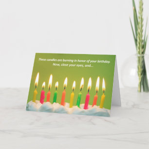 Cartão 30 Candles 30th Birthday Card
