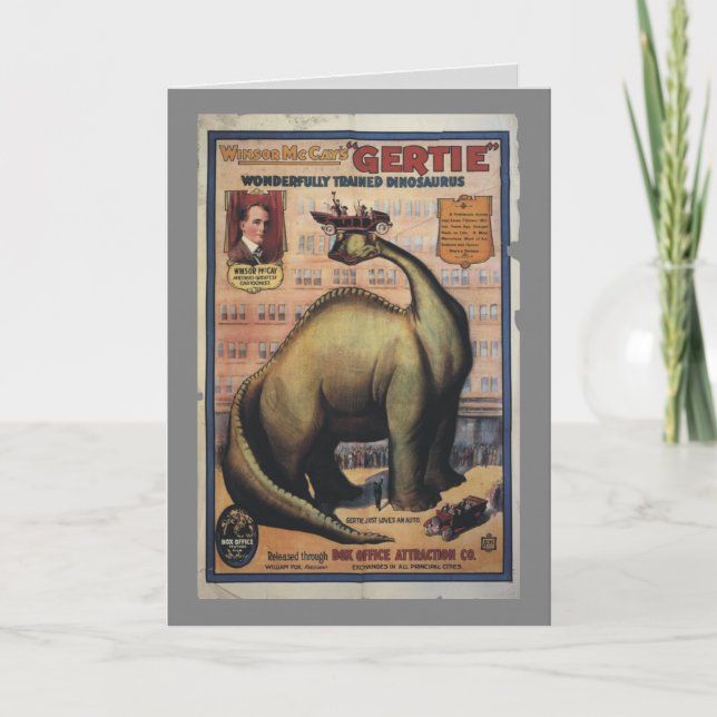 Cartão 30 com Gertie! (Frente)