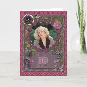 Cartão 30 de aniversário
