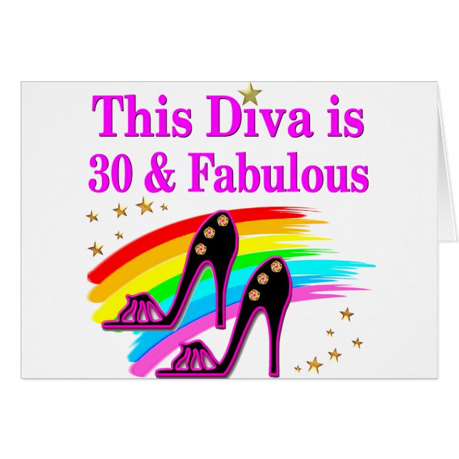 CARTÃO 30 FASHION QUEEN (Frente horizontal)