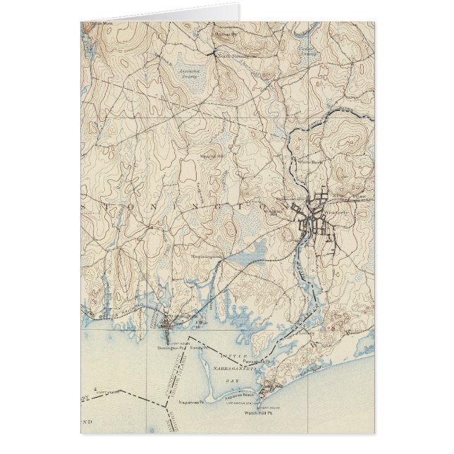 Cartão 30 Folha de Stonington (Frente)