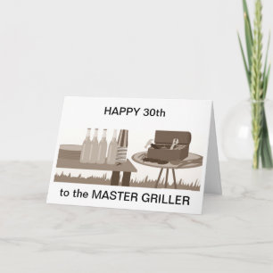 CARTÃO 30 PARA O "MESTRE GRILLER"