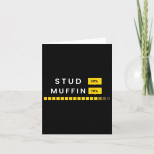 Cartão 30 Stud 70 Muffin Dizendo Dia dos Pais Homens Mulh