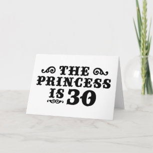 Cartão 30th Birthday