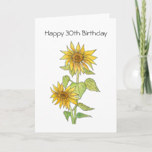 Cartão 30th Birthday Card